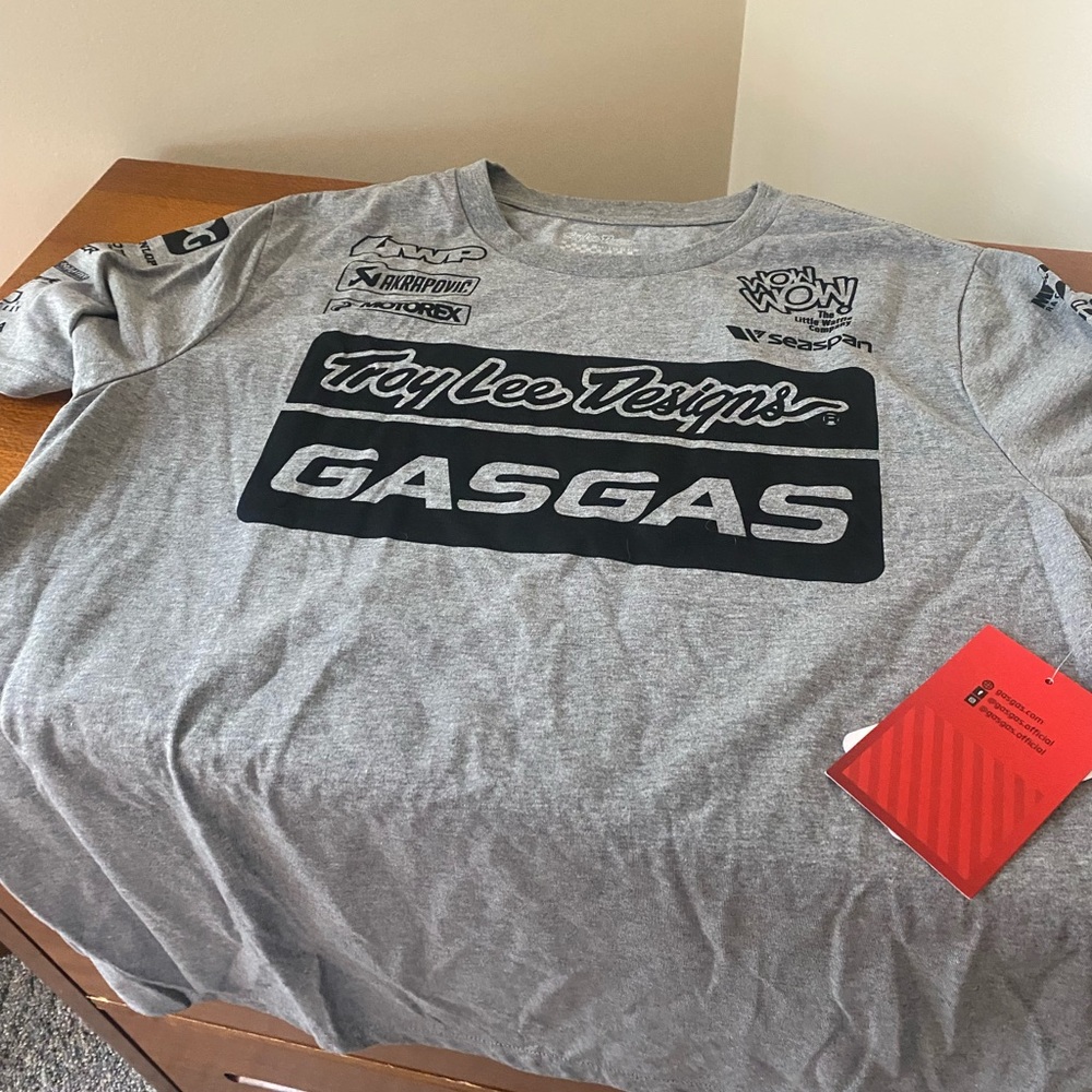 Troy Lee Designs Gray Short Sleeve Tee